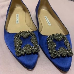 Manolo Blahnik, Hangisi flat, size 39.5, VGUC